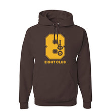 Load image into Gallery viewer, Iota Phi Theta Brown Line Number Hoodies
