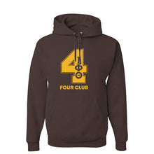 Cargar imagen en el visor de la galería, Iota Phi Theta Brown Line Number Hoodies
