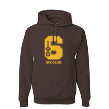 Load image into Gallery viewer, Iota Phi Theta Brown Line Number Hoodies
