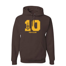 Load image into Gallery viewer, Iota Phi Theta Brown Line Number Hoodies
