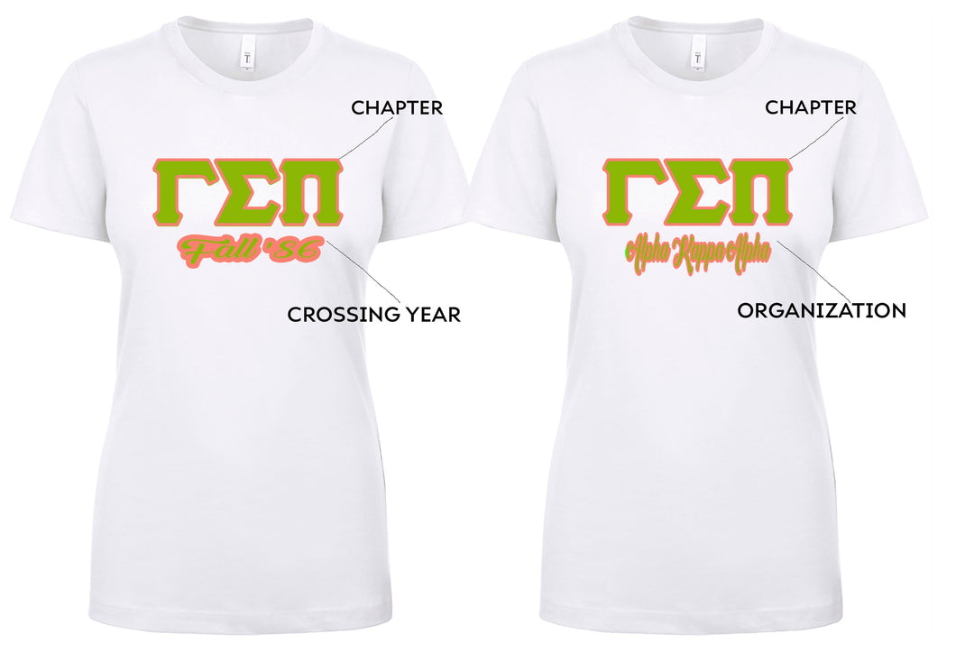 Greek Chapter T-shirts