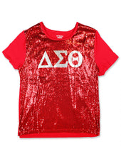 Load image into Gallery viewer, Delta Sigma Theta Sequin Tee

