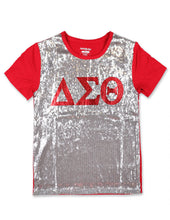 Load image into Gallery viewer, Delta Sigma Theta Sequin Tee
