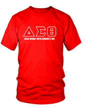 Load image into Gallery viewer, Delta Sigma Theta Greek Text T-Shirt
