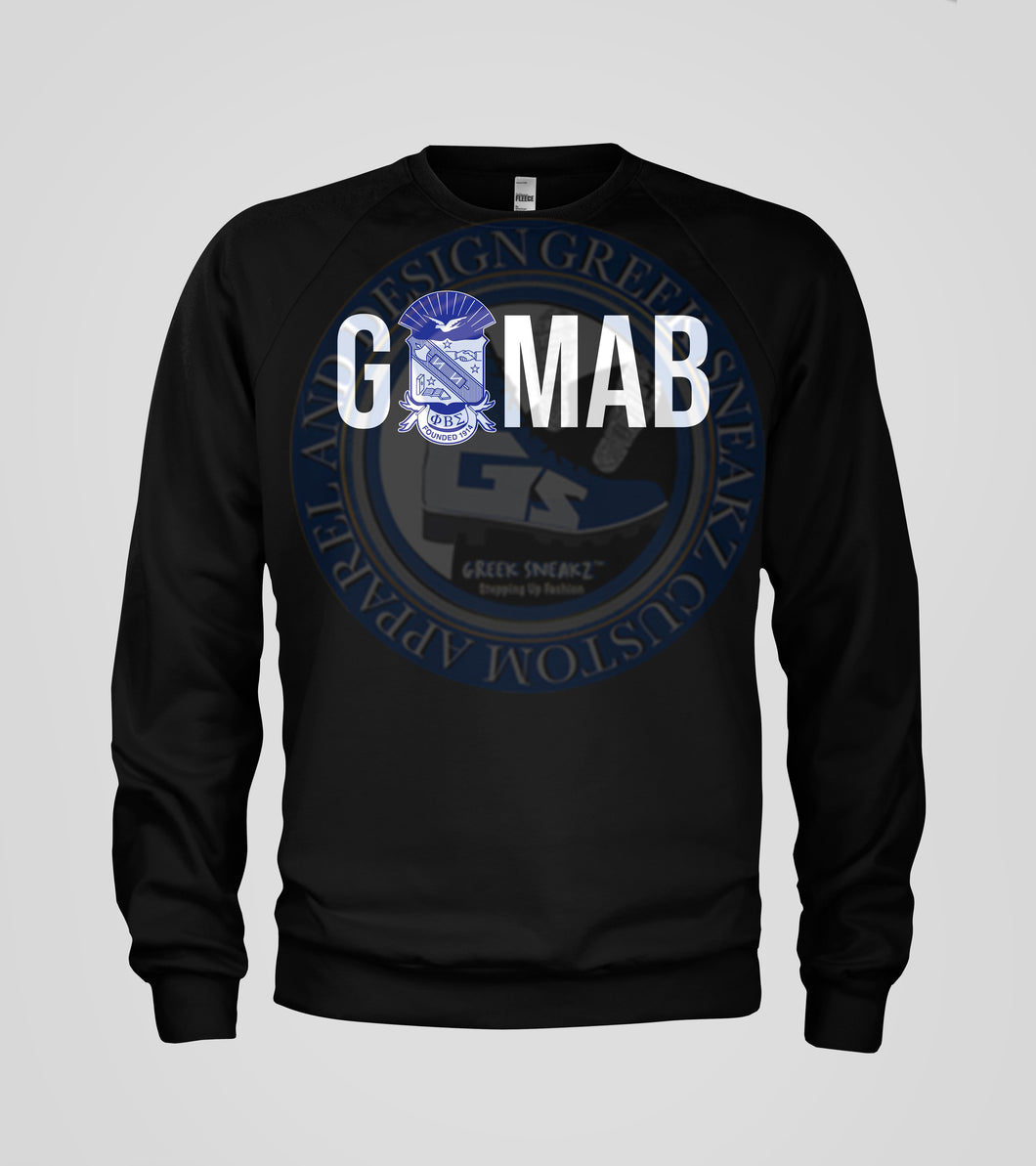 Phi Beta Sigma GOMAB Shield T-Shirt Long Sleeve