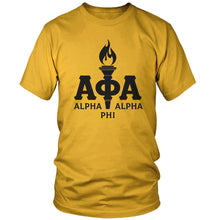 Load image into Gallery viewer, Alpha Phi Alpha TORCH T-Shirts
