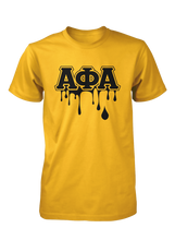 Cargar imagen en el visor de la galería, Alpha Phi Alpha Crew Neck Drip Collection T-Shirts
