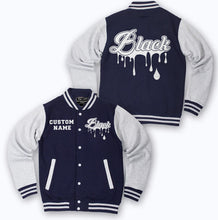 Load image into Gallery viewer, Black Collection Varsity Jacket
