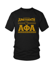 Load image into Gallery viewer, Alpha Phi Alpha Juneteenth T-Shirt
