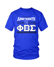 Load image into Gallery viewer, Phi Beta Sigma Juneteenth T-Shirt
