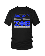 Load image into Gallery viewer, Zeta Phi Beta Juneteenth T-Shirt
