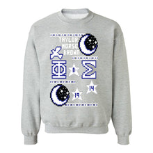 Load image into Gallery viewer, Phi Beta Sigma Ugly Sweater Sweatshirt
