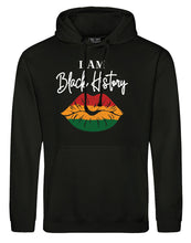 Load image into Gallery viewer, I AM BLACK HISTORY LIPS Hoodie

