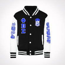 Cargar imagen en el visor de la galería, Phi Beta Sigma Lightweight Letterman Jacket
