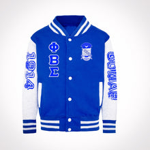 Cargar imagen en el visor de la galería, Phi Beta Sigma Lightweight Letterman Jacket
