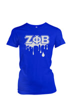 Load image into Gallery viewer, Zeta Phi Beta Drip Collection T-Shirts
