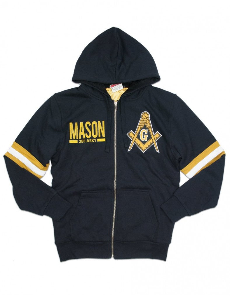 SUDADERA CON CAPUCHA Y CREMALLERA MASON