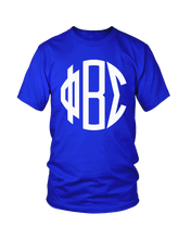 Cargar imagen en el visor de la galería, PBS Crew Neck Monogram T-Shirts
