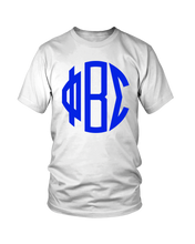 Cargar imagen en el visor de la galería, PBS Crew Neck Monogram T-Shirts
