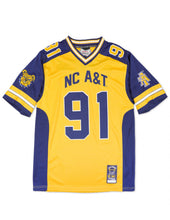 Load image into Gallery viewer, NORTH CAROLINA A&amp;T FOOTBALL JERSEY
