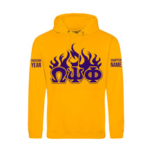 Cargar imagen en el visor de la galería, Omega Psi Phi Line Hoodie
