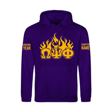 Cargar imagen en el visor de la galería, Omega Psi Phi Line Hoodie
