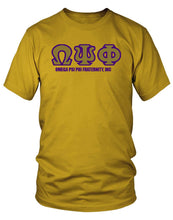 Load image into Gallery viewer, Omega Psi Phi Greek Text T-Shirt
