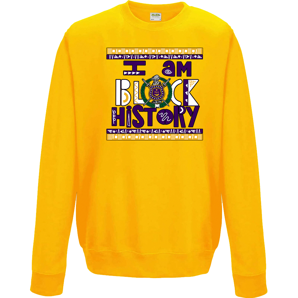 Omega Psi Phi I Am Black History Sweatshirt