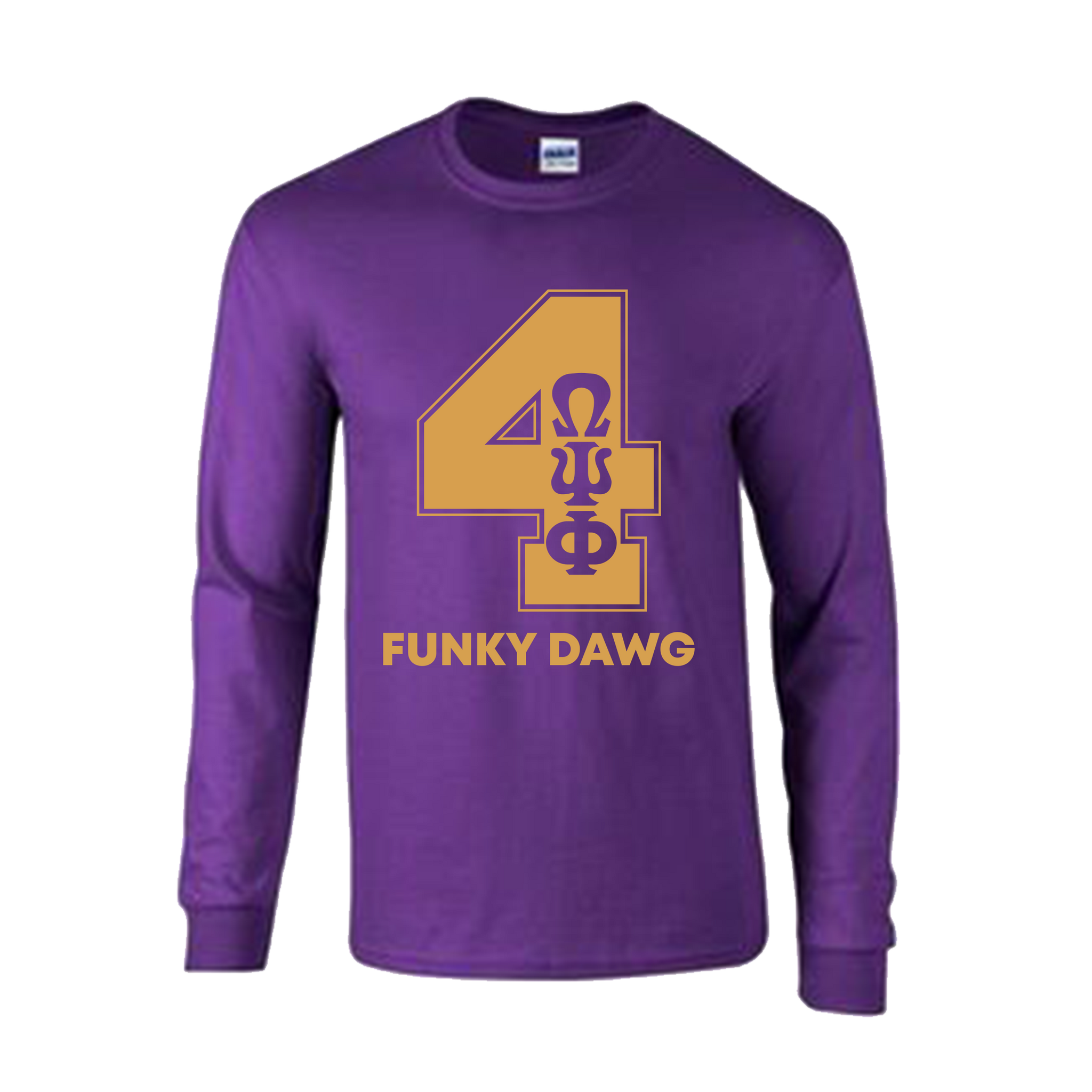 Tshirt Psi Sigma Phi Apparel Omega Psi Phi DAWG Long Sleeve