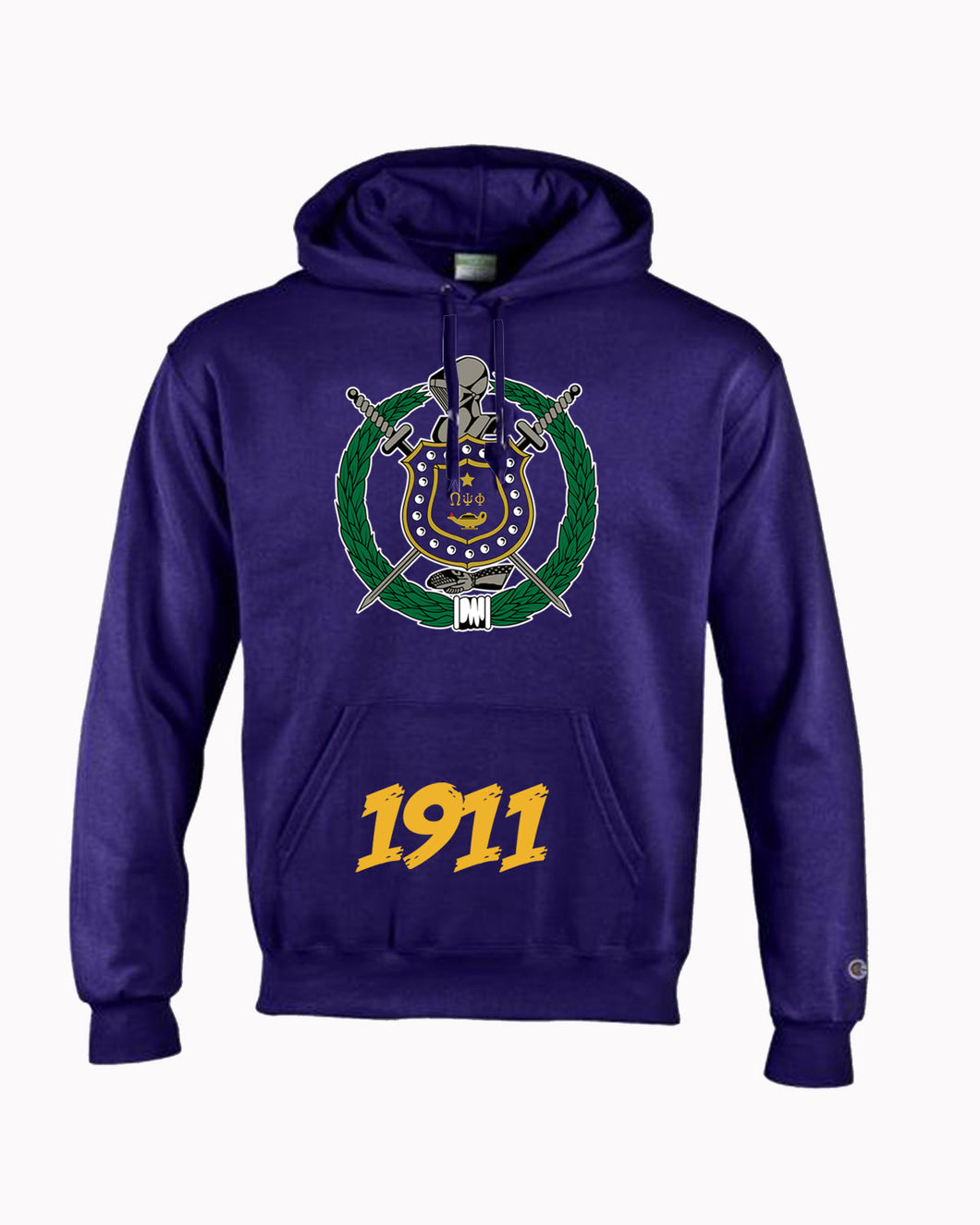 Omega Psi Phi Shield Hoodie