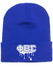 Cargar imagen en el visor de la galería, Phi Beta Sigma Drip Beanies
