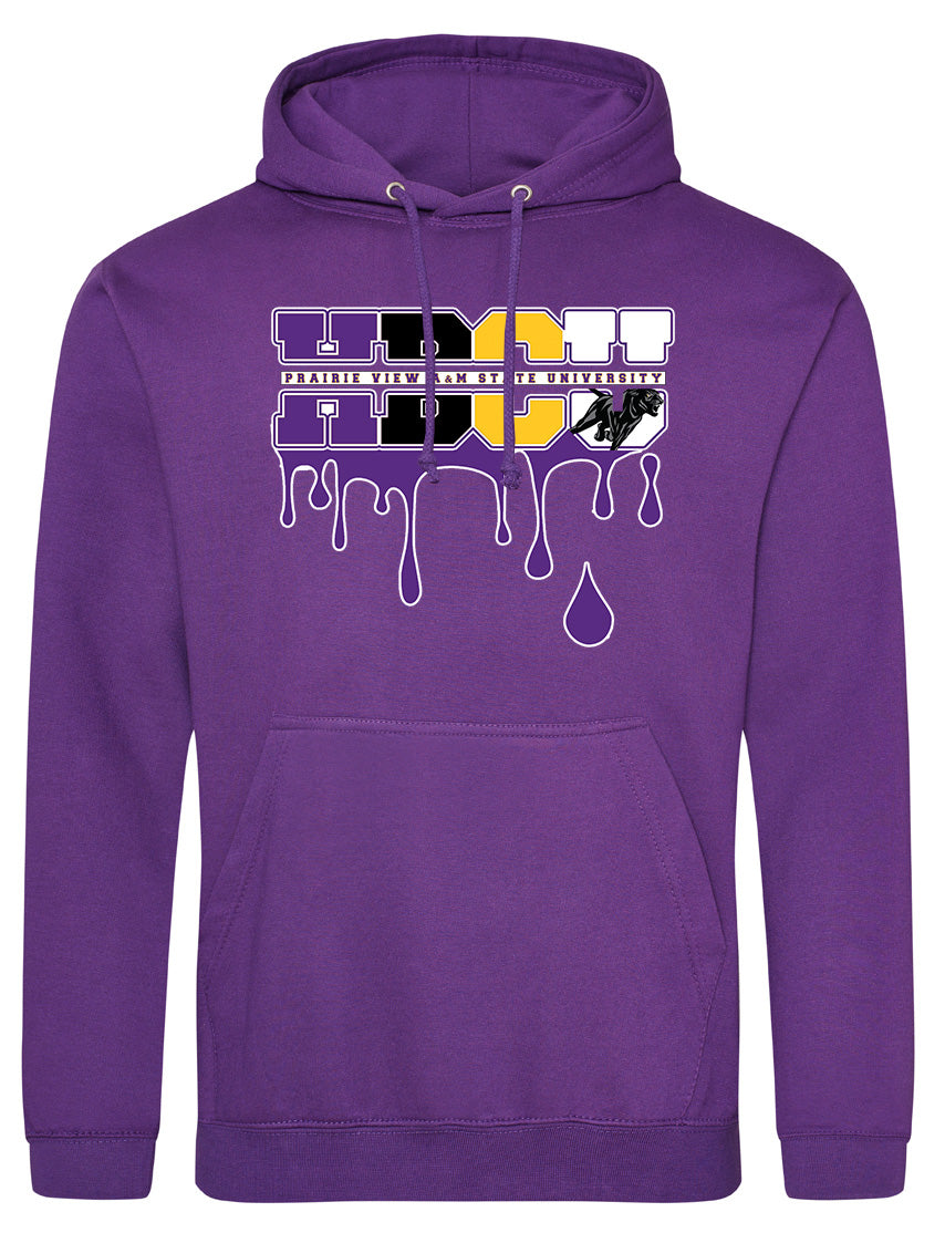 PVAM HBCU Drip Hoodie (Purple)