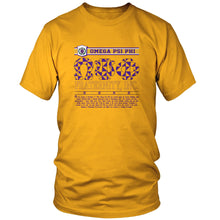 Cargar imagen en el visor de la galería, Omega Psi Phi Retro T-Shirt
