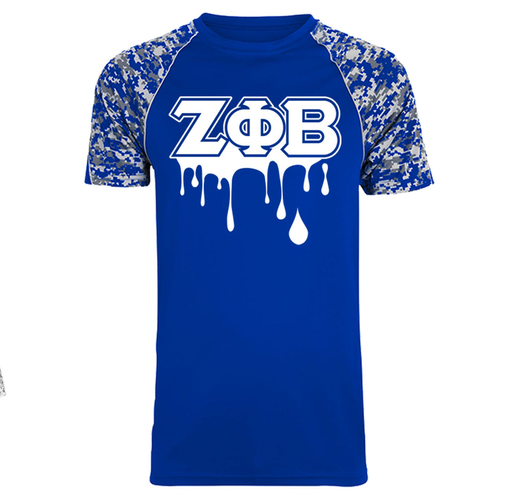 ZPB Digi Camo Dry Fit Drip T-Shirt