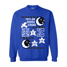 Load image into Gallery viewer, Phi Beta Sigma Ugly Sweater Sweatshirt

