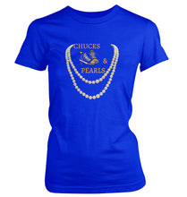 Load image into Gallery viewer, SGRHO Chucks &amp; Pearls T-Shirts
