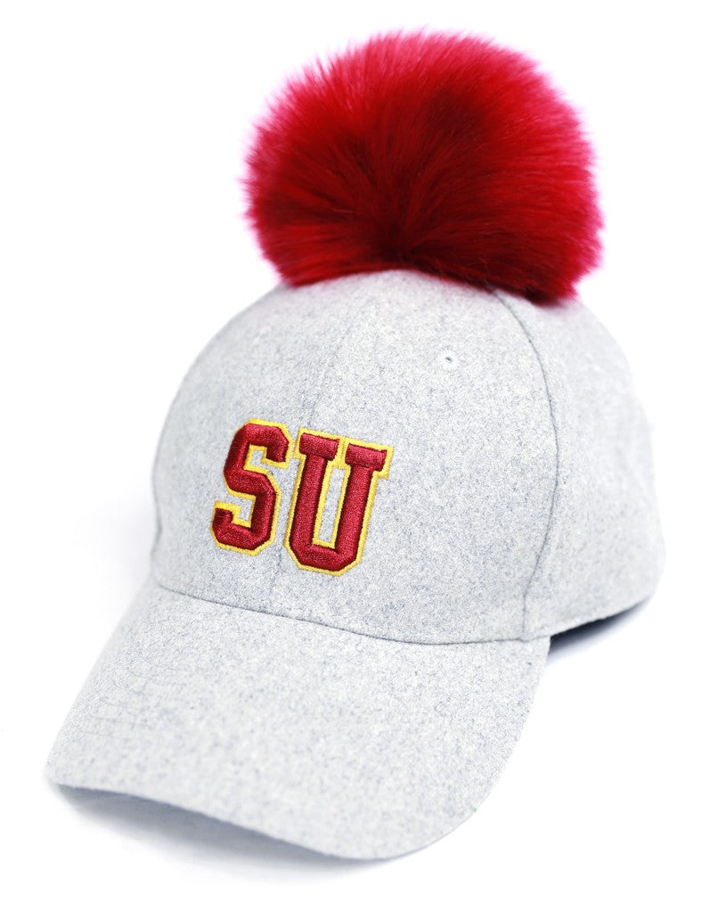 Shaw University Pom Pom Cap