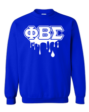 Cargar imagen en el visor de la galería, Phi Beta Sigma Drip Sweatshirt
