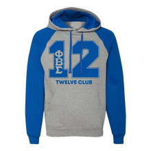 Load image into Gallery viewer, Phi Beta Sigma Royal/Grey Nu-blend Line Hoodie
