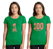 Cargar imagen en el visor de la galería, AKA Camisetas con números de línea Verde 1-100
