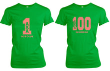 Cargar imagen en el visor de la galería, AKA Camisetas con números de línea Verde 1-100
