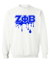 Cargar imagen en el visor de la galería, Zeta Phi Beta Drip Sweatshirt
