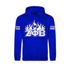 Load image into Gallery viewer, Zeta Phi Beta Line Hoodie
