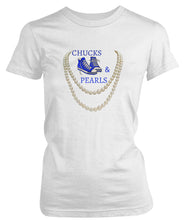 Load image into Gallery viewer, Zeta Phi Beta Chucks &amp; Pearls T-Shirts
