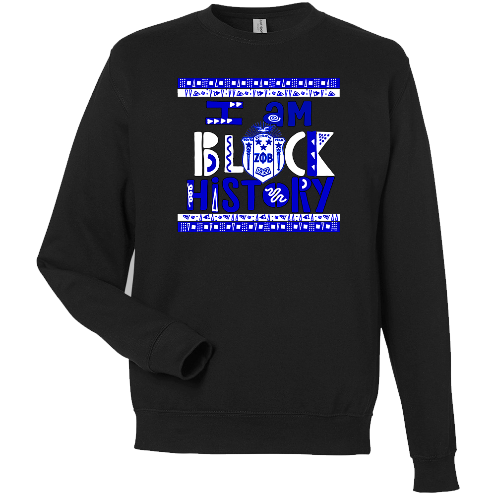 Zeta Phi Beta I Am Black History Sweatshirt