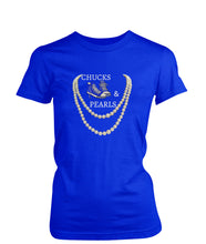 Load image into Gallery viewer, Zeta Phi Beta Chucks &amp; Pearls T-Shirts
