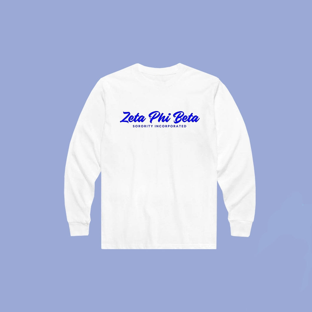 Zeta Phi Beta Script Sweatshirts