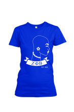 Cargar imagen en el visor de la galería, Zeta Phi Beta Bald Head T-Shirt
