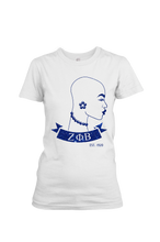 Cargar imagen en el visor de la galería, Zeta Phi Beta Bald Head T-Shirt
