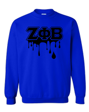 Cargar imagen en el visor de la galería, Zeta Phi Beta Drip Sweatshirt
